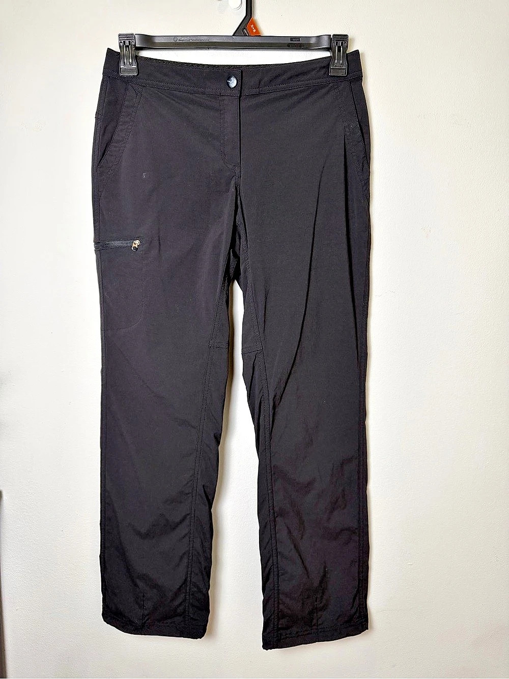 L.L. Bean Womens Black Nylon Blend Hiking Pants Size 6 - Picture 2 of 9